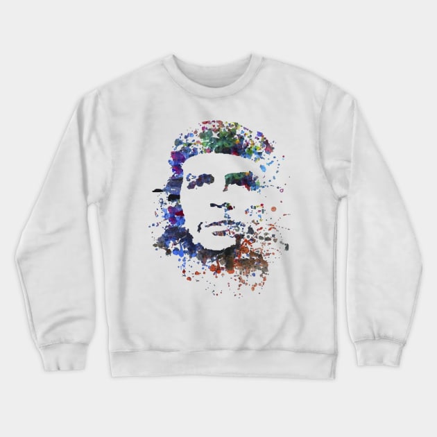 Che Guevara Abstract Crewneck Sweatshirt by inkstyl